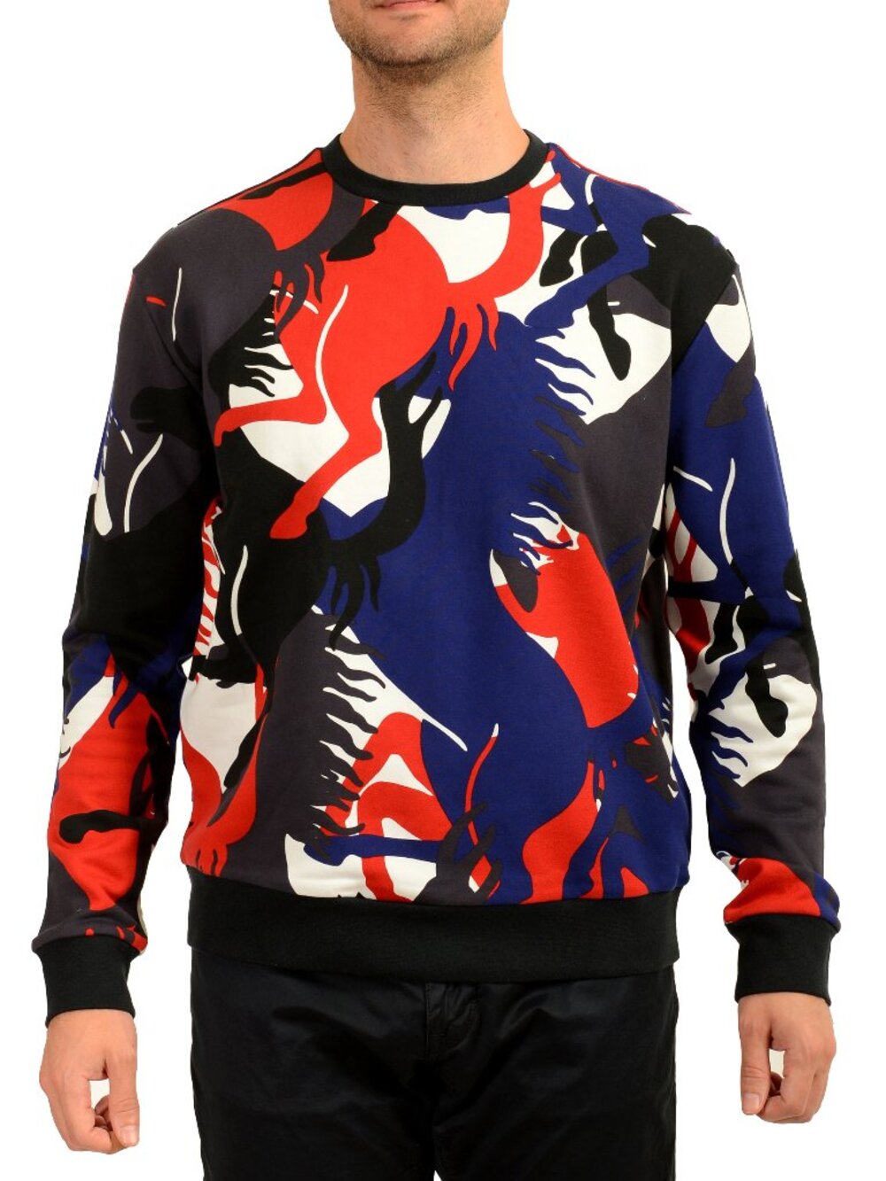 Scuderia Ferrari Fluid Camouflage Jersey Crewneck Sweater US M IT 50